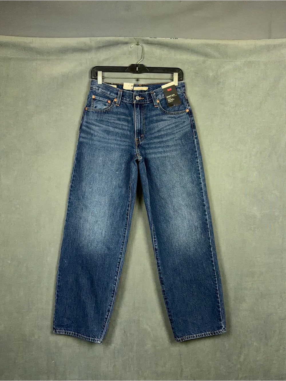 Levis Baggy Dad Jeans Womens Size 26x32 Blue Y2K Skater Style NWT